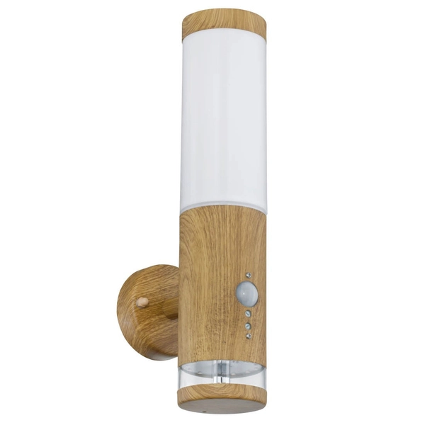 Elewacyjna LAMPA zewnętrzna JAICY 34070S Globo kinkiet do ogrodu tuba IP44 brązowa