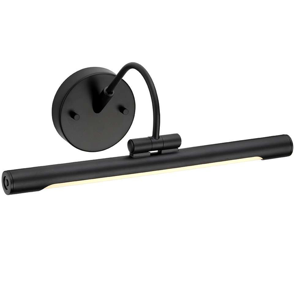 Kinkiet LAMPA ścienna ALTON-PL-S-BLK Elstead klasyczna OPRAWA nad obraz LED 4,6W 3000K metalowa galeryjka czarna