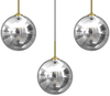 Lampa wisząca Reflex MLP8415 loftowe kule przydymione złote
