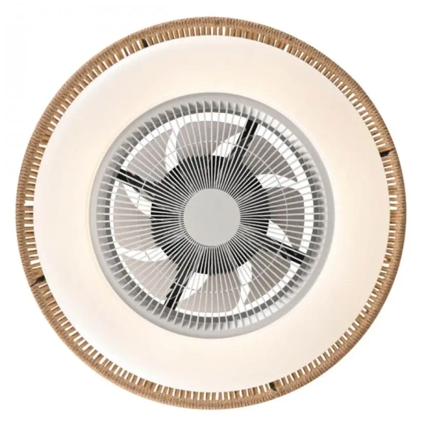 Ledowy wentylator sufitowy 23001 LED 33W 3000-6000K brązowy
