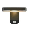 Elewacyjna lampa ścienna RICA 2118161003 solarna z czujnikiem IP44 czarny