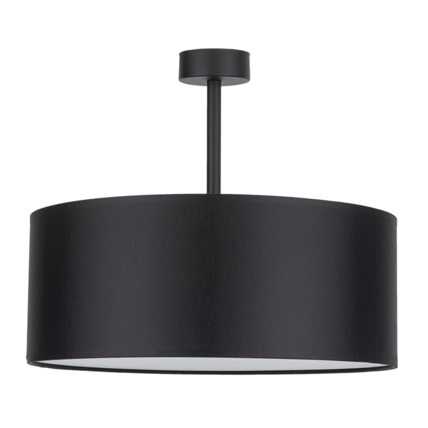 Minimalistyczna lampa sufitowa Rondo 4246 TK Lighting z tkaniny czarna
