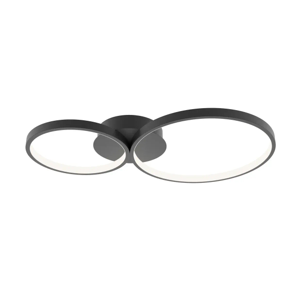 Sufitowa lampa Maver SPL-20452-2-BK LED 30W 3000-6000K ringi okrągłe czarne