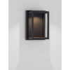 Loftowa lampa ścienna do ogrodu ORVENZA LE75189 LED 14W 3000K IP65 czarna