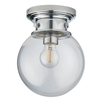 Kulista lampa sufitowa Cheswick 96138 IP44 chrom przezroczysty