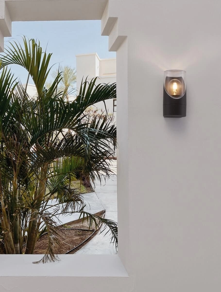 Ścienna lampa do ogrodu BARCA LE71499 Luces Exclusivas kinkiet IP65 grafitowy