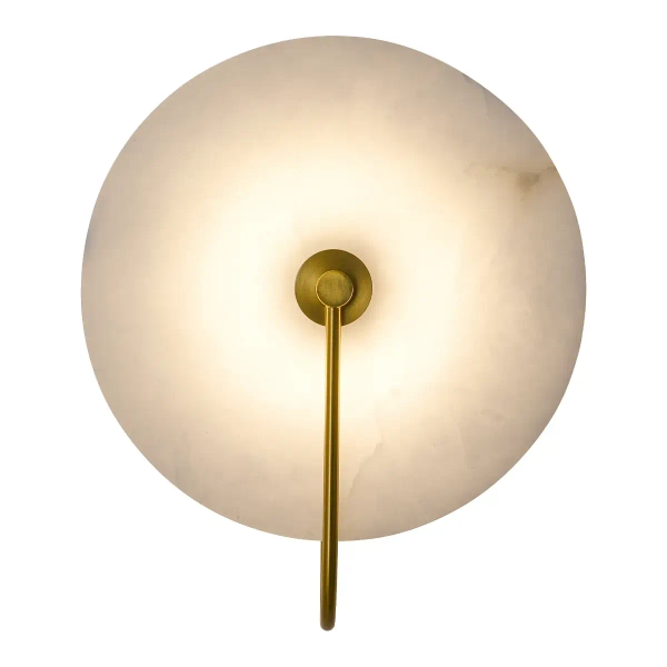 Sypialniany kinkiet naścienny Cyntia WL0115 Yaskr LED 8W 3000K okrąg złoty