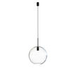 Skandynawska lampa wisząca Sphere 7846 kulista do sypialni czarna