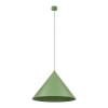 Metalowa lampa wisząca CONO 10888 stożkowa zielony