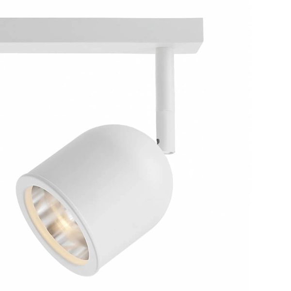 Regulowana lampa sufitowa SPARK 50938601 Kaspa metalowe tuby białe