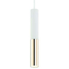 LAMPA wisząca Slimi S Bianco Track/Gold Orlicki Design metalowa OPRAWA do systemu szynowego 1-fazowego złota biała