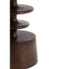 Kwadratowy stolik kawowy BRERA MM001501100414 brązowy drewniany 60cm
