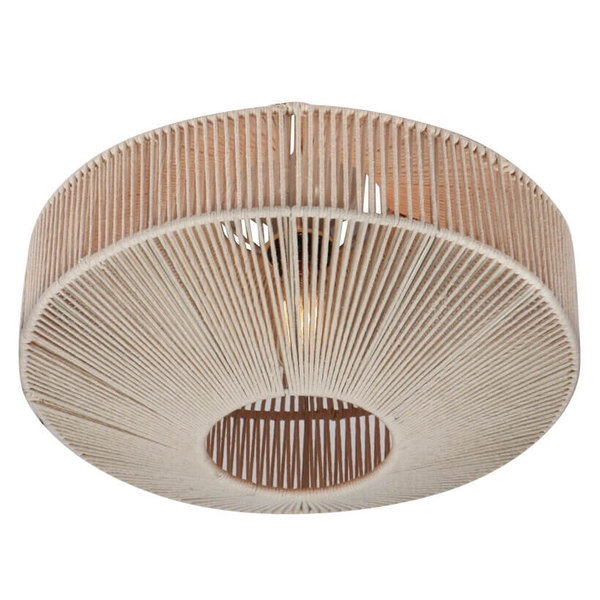 Plafon nasufitowy SVEA 664700144 Trio harmonijka pleciona beżowy