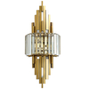 Kryształowa lampa ścienna Lyon CGLYON-1 Copel crystals miedziana