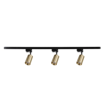 Loftowy zestaw szynowy 1-fazowa sufitowy MARIBEL 327611 tubki złote czarne