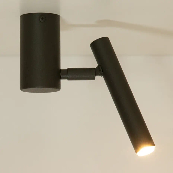 Punktowa sufitowa lampa Sopel 41469 tubka ruchoma ciemnoszary