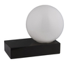 Stołowa lampa marmur Zeus L&-193866 Light& minimalistyczna kula czarna OUTLET