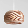 Lampa drewniana nad stół Nature 1123G_L Aldex wisząca naturalny