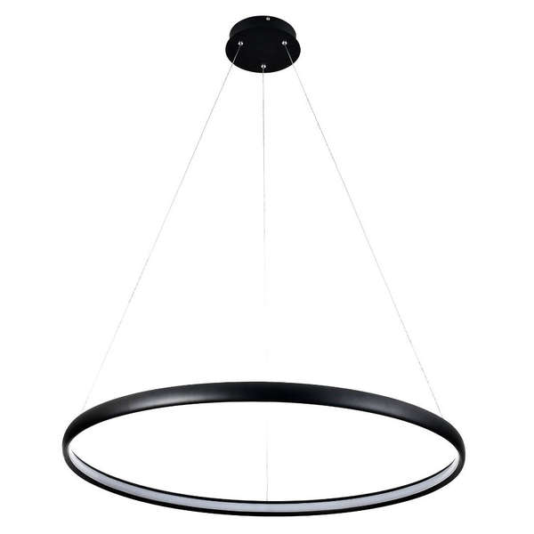Wisząca lampa nowoczesna Carlo pierścień LED 26W 4000K czarny