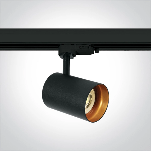 Lampa sufitowa z regulacją do systemu szynowego 3-faz TIVA MYL.00071 czarna