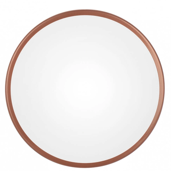 Plafon LAMPA sufitowa Cleo 137623691880 TEAM okrągła OPRAWA metalowa natynkowa różowe złoto biała