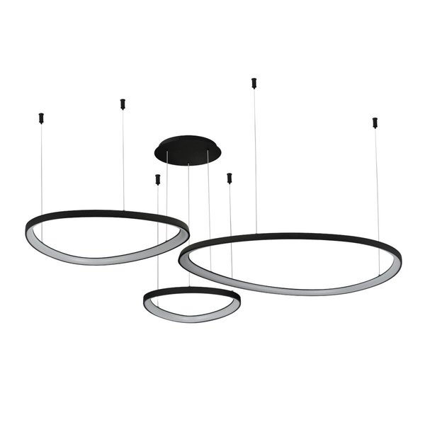 Potrójna lampa wisząca AMANDA AZ5774 Azzardo LED 170W 3000-6000K czarny
