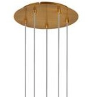 LAMPA wisząca BRONX 108100 Markslojd loftowa OPRAWA metalowa kaskada zwis 5-punktowy brąz