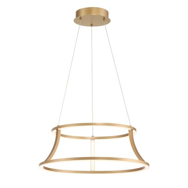 Ledowa lampa wisząca Cadoux QN-CADOUX-P-BG 54W 3000K okragła złoty