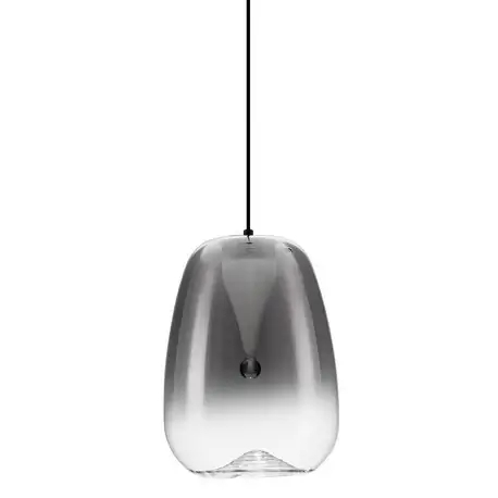 Szklana lampa wisząca JAREVIA LE45121 LED 3W 3000K do jadalni szara