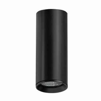 Sufitowa lampa tuba BARLO 70032102 Kaspa do łazienki IP44 metalowa czarna