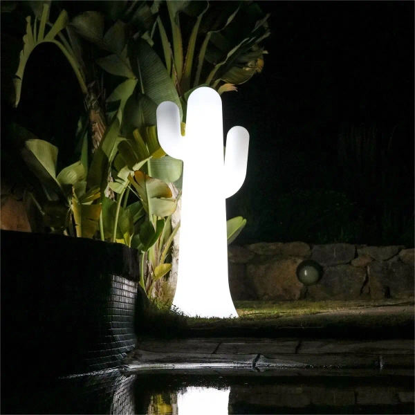 Lampa zewnętrzna stojąca PANCHO 3089 LED 18W 3000K kaktus IP65 biała