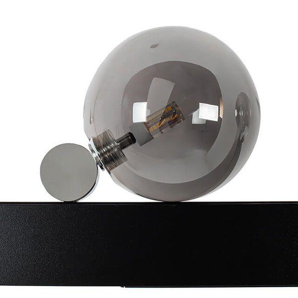 Wisząca lampa kulista Lineal MSE010100270 Moosee kule przydymione czarne