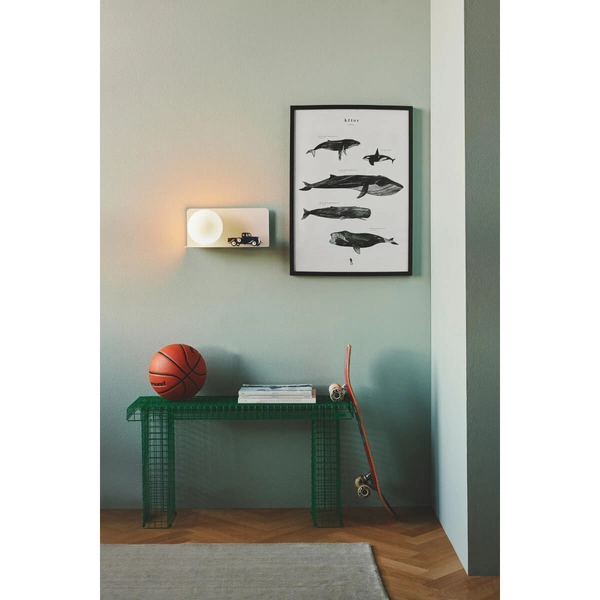 Lampa ścienna szklana kula LILIBETH 2312931001 biały