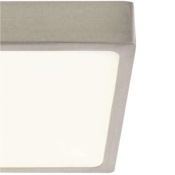 LAMPA sufitowa VITOS 12367-15 Globo kwadratowa OPRAWA metalowa LED 15W 4000K plafon nikiel