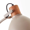 Stojąca lampa metalowa Erena 94556/20 do salonu szara