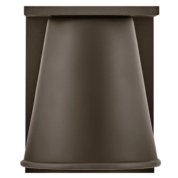 Lampa ścienna na balkon Hans HK-HANS-S-ABZ tuba stożek IP44 brązowy
