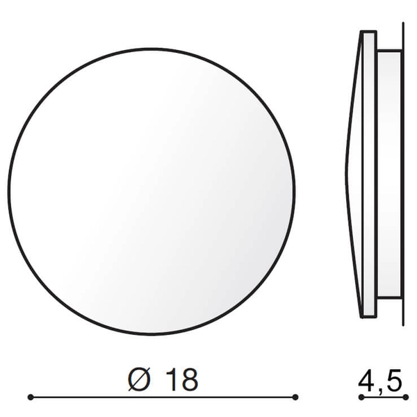 Kinkiet ścienny Ancona AZ2194 LED 9W 3000K IP54 do przedpokoju czarny
