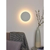 Ścienny kinkiet ledowy Eklyps 46201/08/31 Lucide LED 8W 3000K okrągły biały