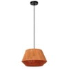 Zwisowa lampa z abażurem Jessica 10421/30/73 Lucide tkaninowa beżowa czarna