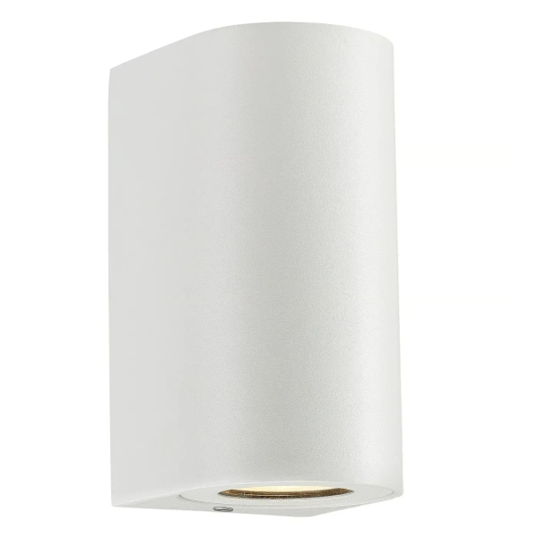 Zewnętrzna lampa ścienna tuba Canto 49721001 IP44 na elewację biały