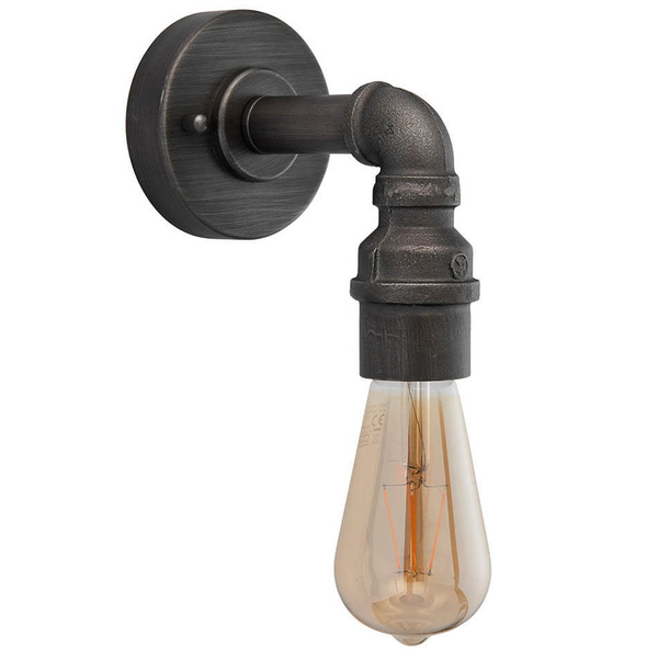 Ścienna lampa loftowa Pipe 78765 rura postarzana cyna