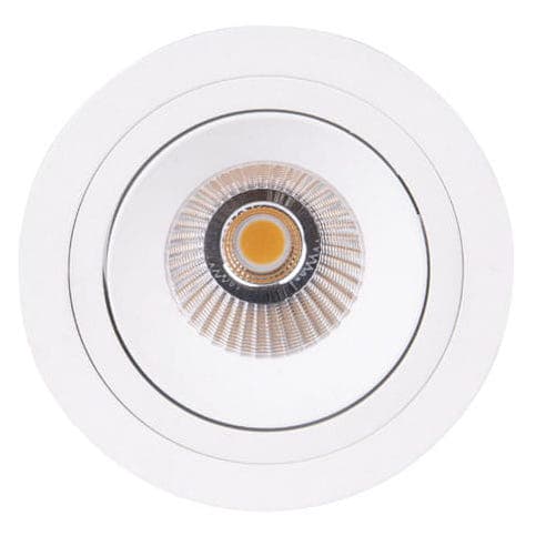 Wpustowa lampka do zabudowy HIDEN H0109 LED10W IP32 3000K do przedpokoju biała