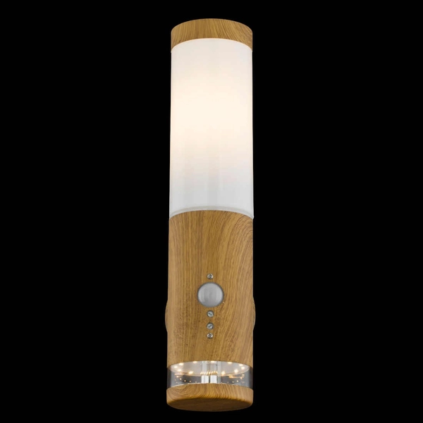 Elewacyjna LAMPA zewnętrzna JAICY 34070S Globo kinkiet do ogrodu tuba IP44 brązowa