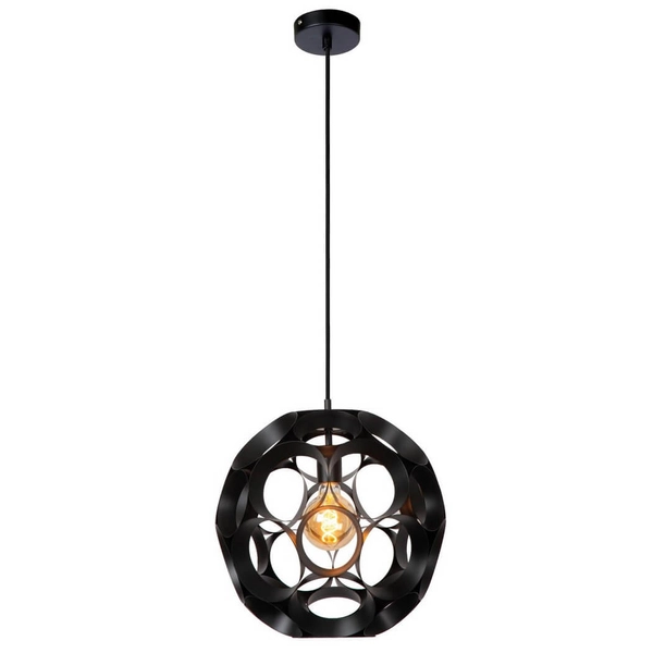 Lampa wisząca kula Hannelore 10423/40/30 metal czarna