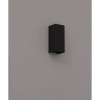 Ogrodowa lampa ścienna góra-dół ZERMAT czarna W0467 2xLED 24W 3000K IP65 na taras