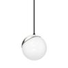 Loftowa lampa wisząca Sfera kule do sypialni białe chrom