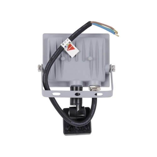 Zewnętrzna LAMPA ścienna KROMA S LED 10W 4500K 03772 Ideus elewacyjna OPRAWA reflektorowa z czujnikiem ruchu outdoor IP65 szara