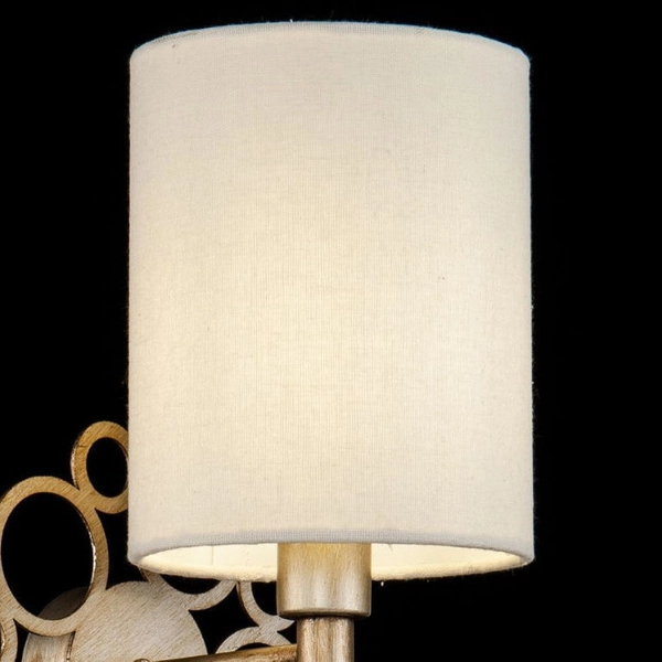 LAMPA ścienna ANNA H007WL-01G Maytoni abażurowa OPRAWA kinkiet złoty