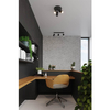 Regulowana lampa sufitowa SL.1016 czarne reflektorki do holu