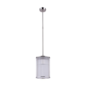 Salonowy żyrandol Cero CER-ZW-1 (N) 140 z abażurkami czarny mosiądz